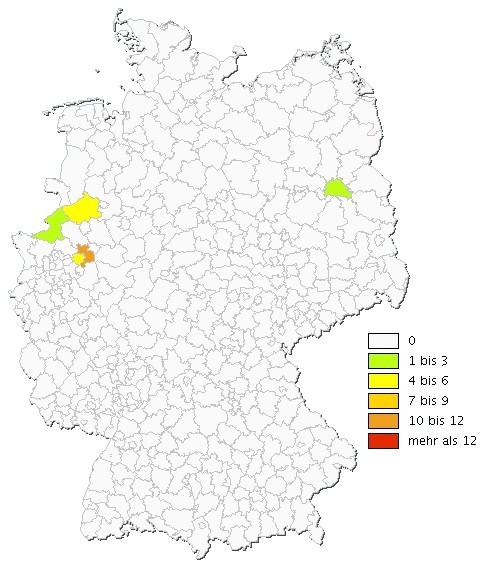 Namensverteilung in der BRD